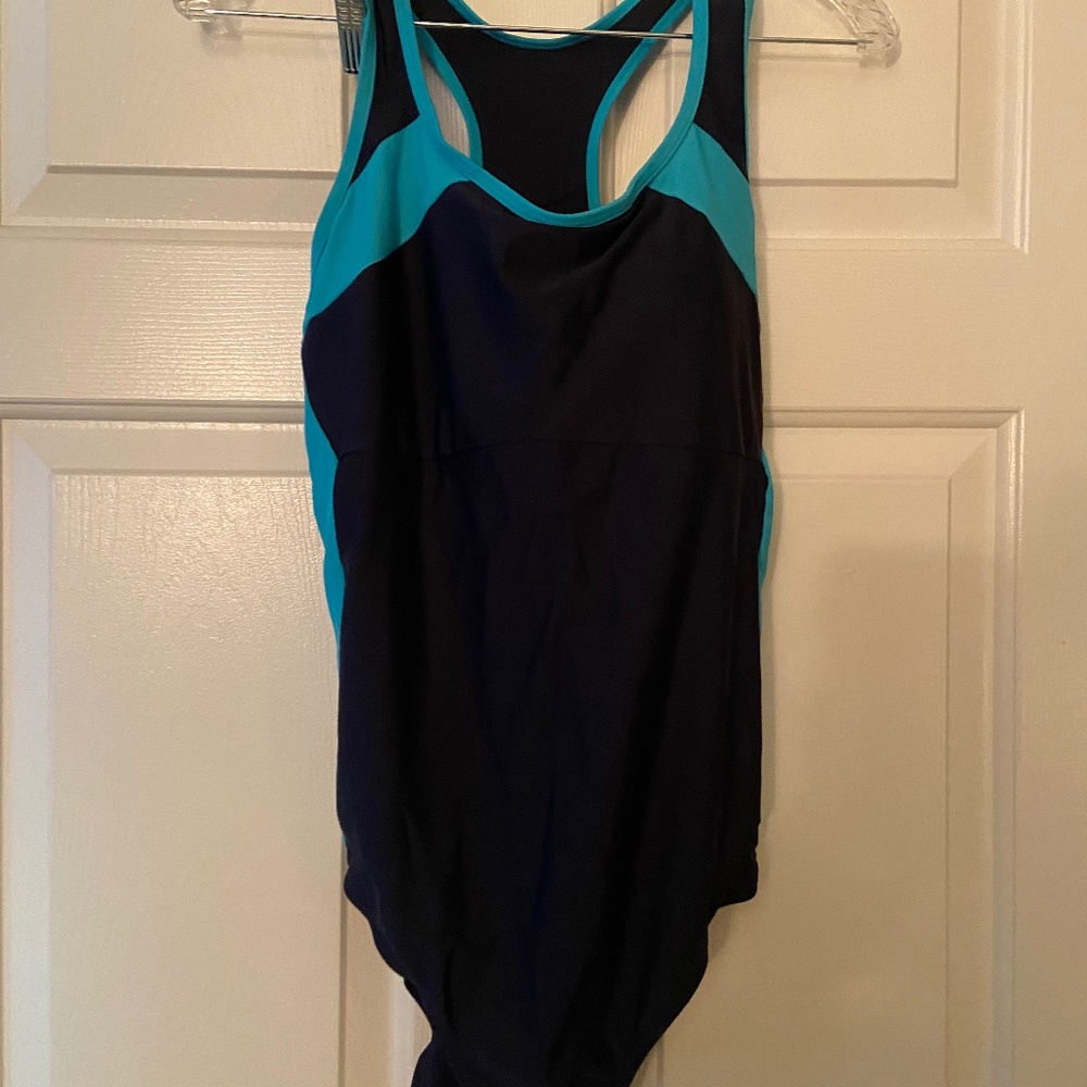Navy Blue one piece swimsuit XL